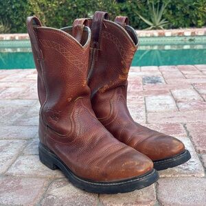 Ariat Sierra Full Grain Leather Brown Leather Boots 💪
